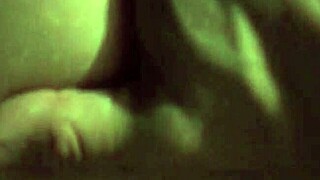 Petite girl handles big cock in POV blowjob