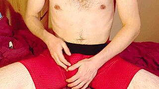 Hard Milking His Long Tool After Work