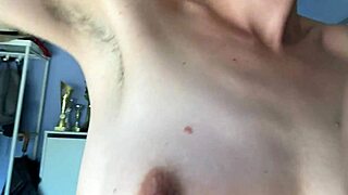 Amateur Hairy Girl Teasing Bra Panties