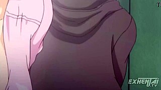 Stepmom gives him his first handjob in uncensored hentai style!