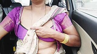 Hey, on this long car drive, aunty and I had sex with dirty talks.