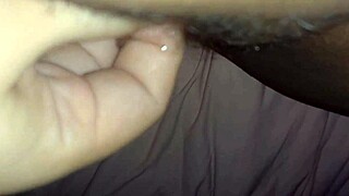 Teasing with wet big pussy in amateur homemade video