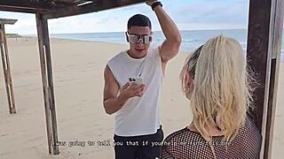 outdoor sex with stranger on beach - max betancur & tatiana alvarez