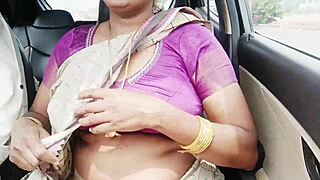 Hey, on this long car drive, aunty and I had sex with dirty talks.