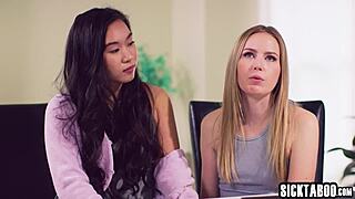 marriage counselor kenzie taylor helps couple scarlett sage and teen asian