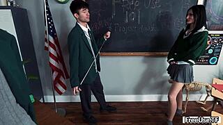 students get extra credit by using teacher whitney in classroom threesome