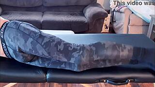 stretching and compression pants on massage table hd