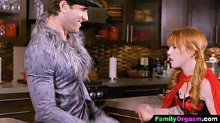 Familyorgasm - Step Dad and Stepdaughter Cheated Stepmom Last Halloween