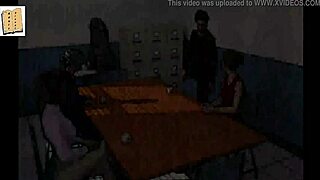 A wife and stepmother play a game together in a family setting