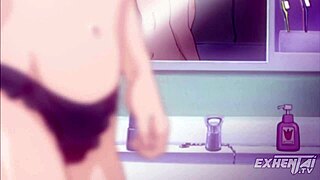 Stepmom gives him his first handjob in uncensored hentai style!