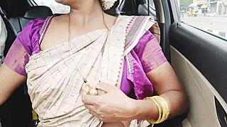 Hey, on this long car drive, aunty and I had sex with dirty talks.