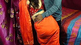 Cute saree bhabhi gets naughty with her devar for rough hard anal sex after ice massage!