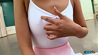 Another Sexy Bitch Posing Naked Ballerina Masturbates Clit