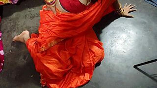 Cute saree bhabhi gets naughty with her devar for rough hard anal sex after ice massage!