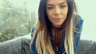 hot girl having fun on webcam. what are you doing?