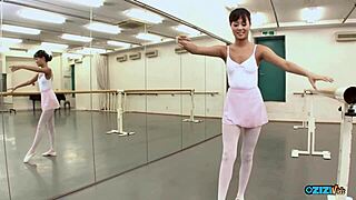 Another Sexy Bitch Posing Naked Ballerina Masturbates Clit