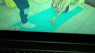 masturbating to housewife letting trainer pound birthday cake