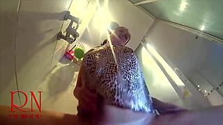 Hidden Camera Catches Young 18+ Girl Stripping Naked in Shower Room