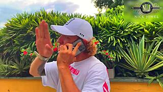 He took his cock out of stepmoms pussy and cum in girlfriends mouth during dirty talk threesome