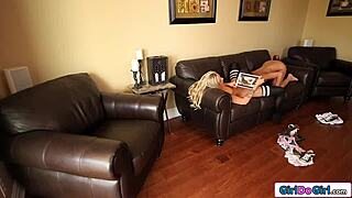 I Film Licking My Teen Girlfriend's Shaved Pussy