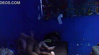 After the party, she sneaks out to fuck the neighbor in the bedroom