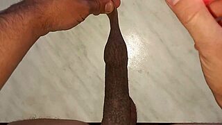 dripping wax on tattooed foreskin makes penis hard