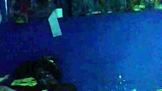 After the party, she sneaks out to fuck the neighbor in the bedroom