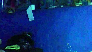 After the party, she sneaks out to fuck the neighbor in the bedroom