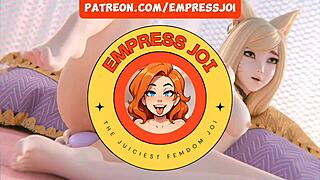 Queen of villains, dominate me with footjob?