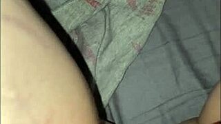 She indulges in late night pussy play.