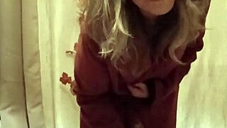 The slave celebrates autumn with bdsm toys and dirty talk, feeling humiliated