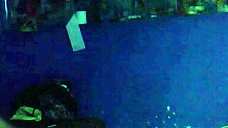 After the party, she sneaks out to fuck the neighbor in the bedroom