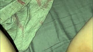 She indulges in late night pussy play.