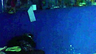 After the party, she sneaks out to fuck the neighbor in the bedroom