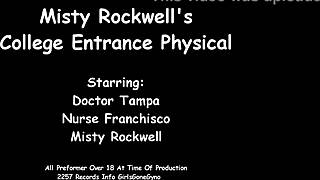 misty rockwell's tampa university entrance physical turned into anal fun