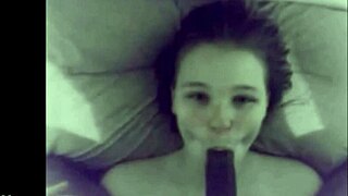 My Bully Stuffing My Girlfriend's Mouth With His Huge Black Dick.