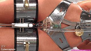 Metal bondage by a cruel sister - 3d bdsm comic animation