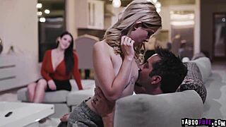 Can Donnie Rock Handle Double Blowjob From Jane Wilde And Angela White?