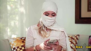 This huge boobs submissive muslim slut loves rough sex with desi boy