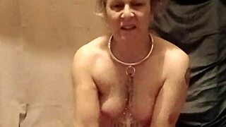 2025 04 19 Esclave F Autoseance Uro Insultes Masurbation, Bound And Humiliated In Her Own Home.