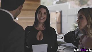 Can Donnie Rock Handle Double Blowjob From Jane Wilde And Angela White?