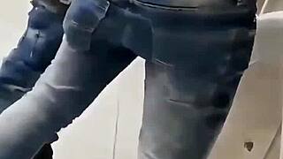 Gave Ass In School Bathroom To Two Teachers For Bareback Fun