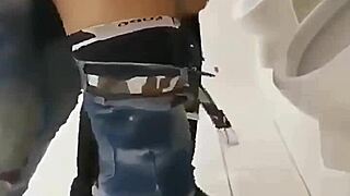 Gave Ass In School Bathroom To Two Teachers For Bareback Fun