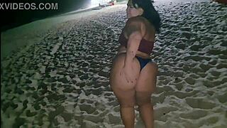 BBW Sucks Hard Cock In Empty Place