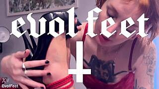 my tender feet need the touch of your tongue