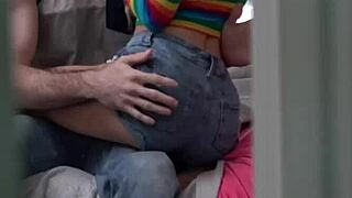 Stepdad Catches Stepson Fucking Stepsis