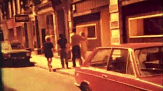 Intense vintage retro orgy with banging hairy pussies