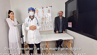 Noivo corno leva sua noiva ao médico que teve que fazer exame ginecológico!
