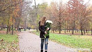 Nine months pregnant, long walks tire me out