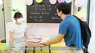 tuition teacher hardcore teach her lessons to student